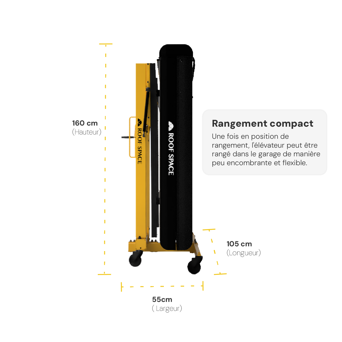 Système de levage universel pour tentes de toit