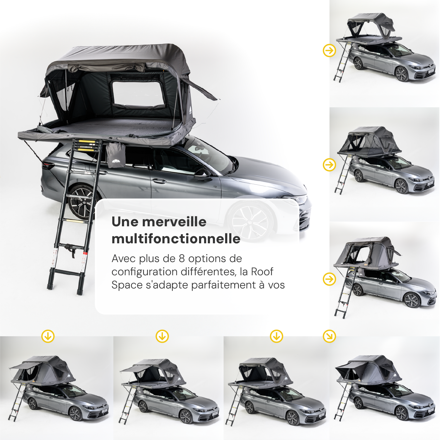 Tente de toit 4 places - Roof Space 4