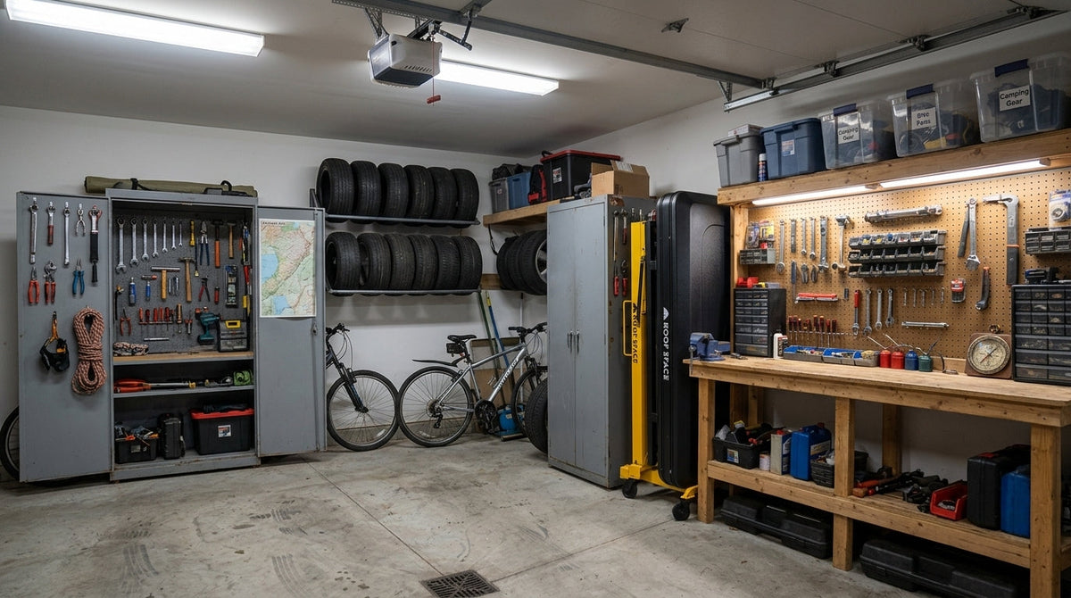 Comment stocker sa tente de toit dans un garage : méthodes, entretien et gain de place