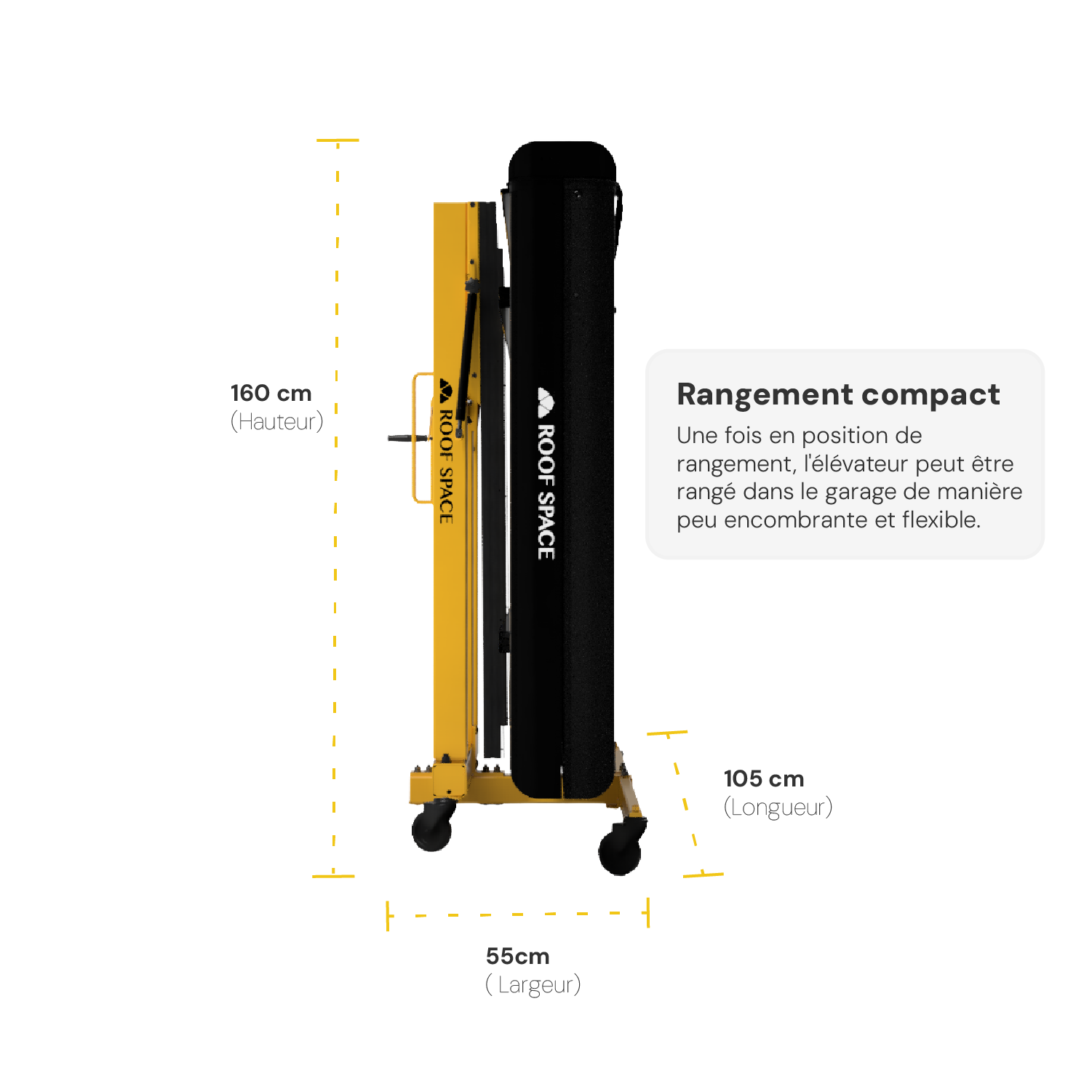 Système de levage universel pour tentes de toit