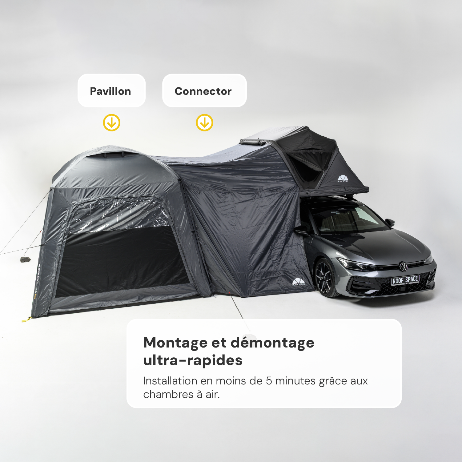 Annexe Family Base pour tente de toit Roof Space 2 et Roof Space 4
