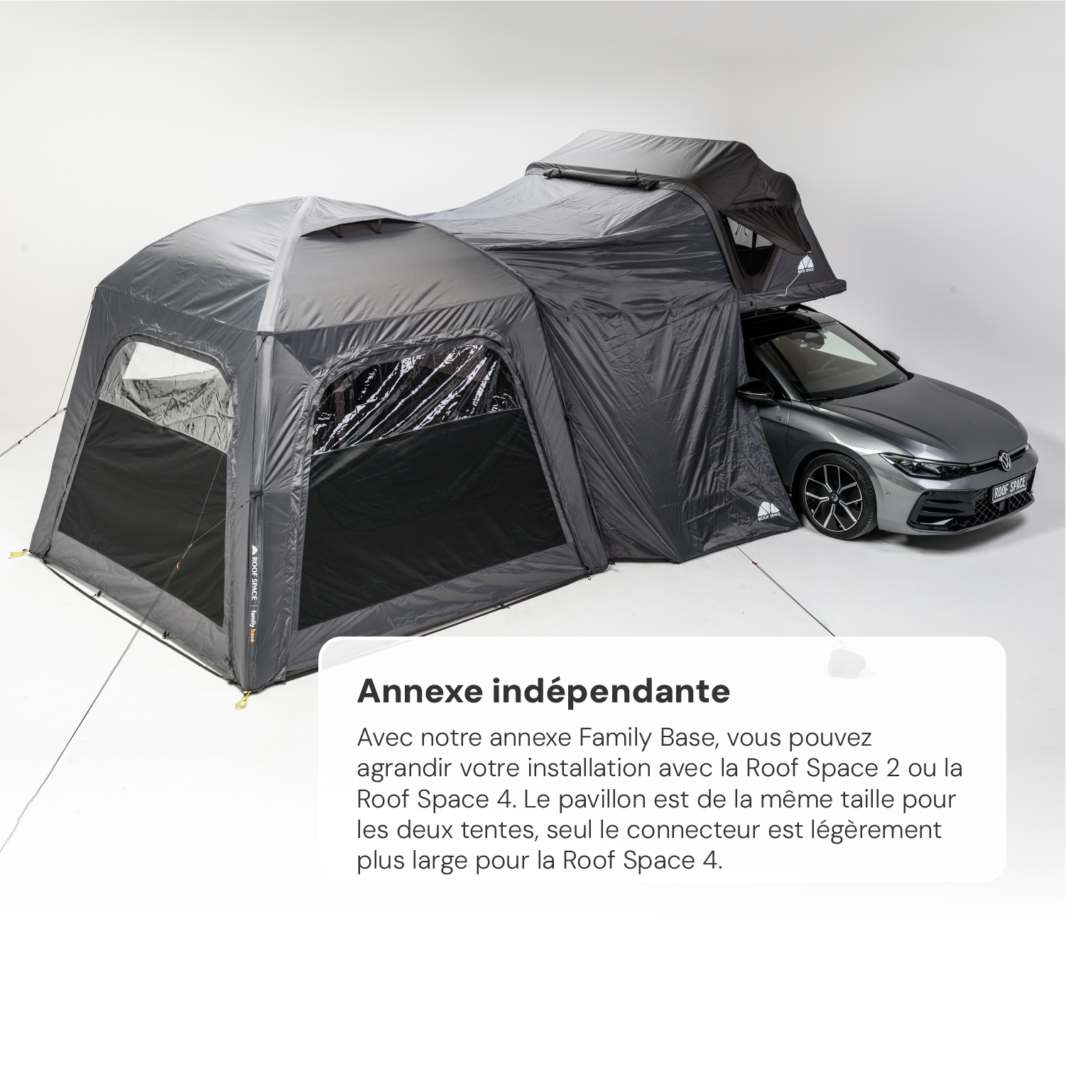 Annexe Family Base pour tente de toit Roof Space 2 et Roof Space 4