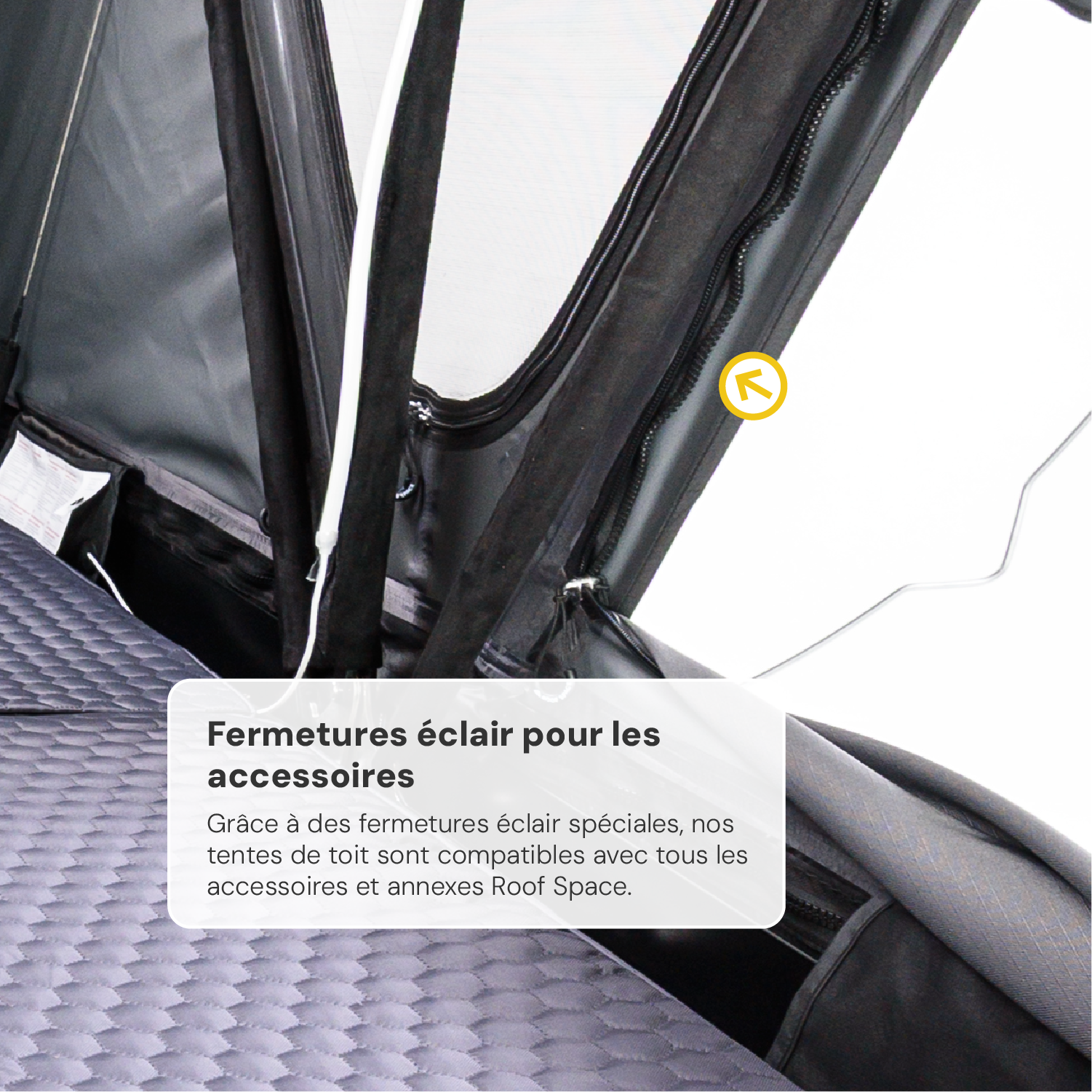 Auvent Light Awning pour tente de toit Roof Space 2 et Roof Space 4