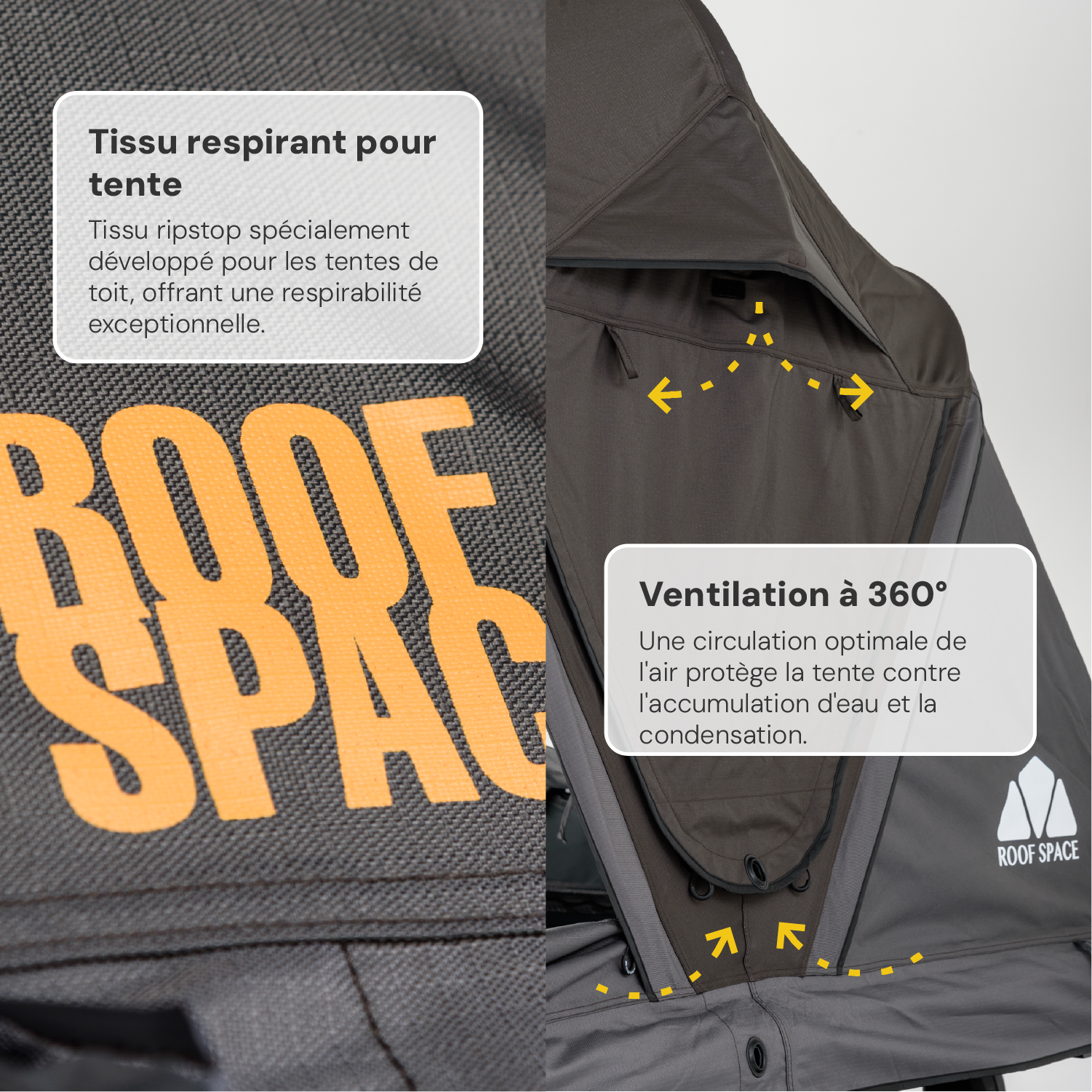Tente de toit 2 places - Roof Space 2