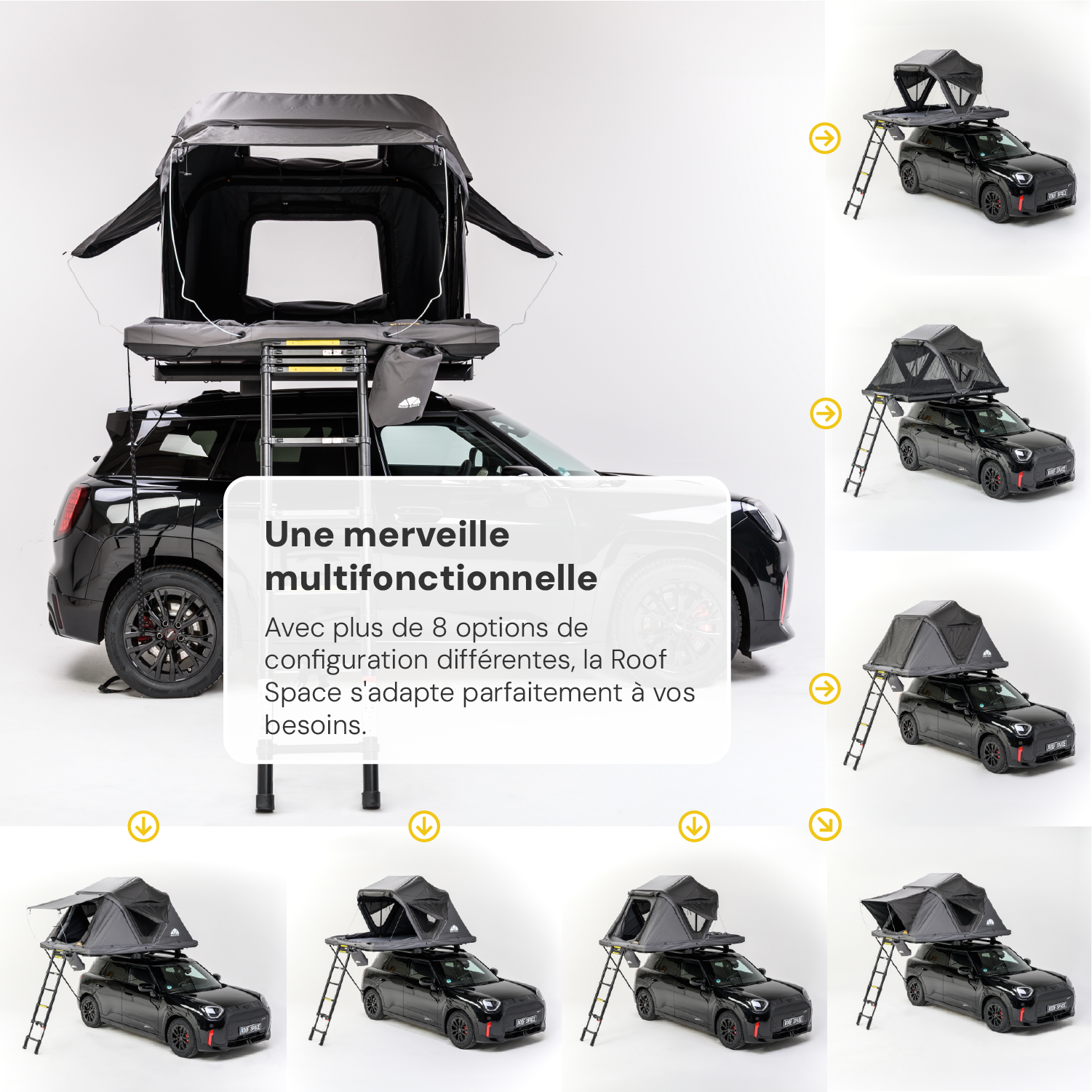 Tente de toit 2 places - Roof Space 2