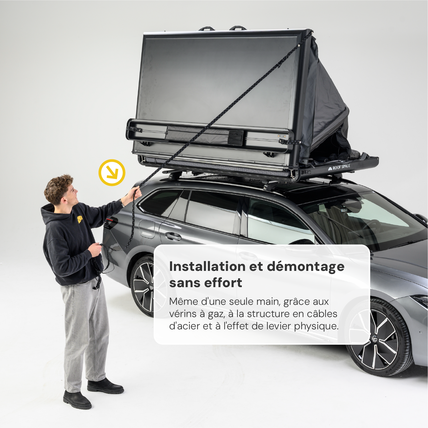 Tente de toit 4 places - Roof Space 4