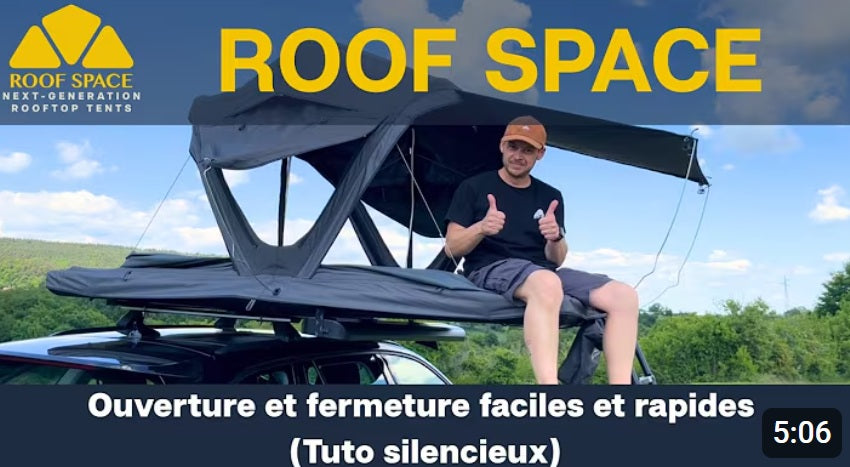 Charger la vidéo: Montage et démontage de la tente Roof Space