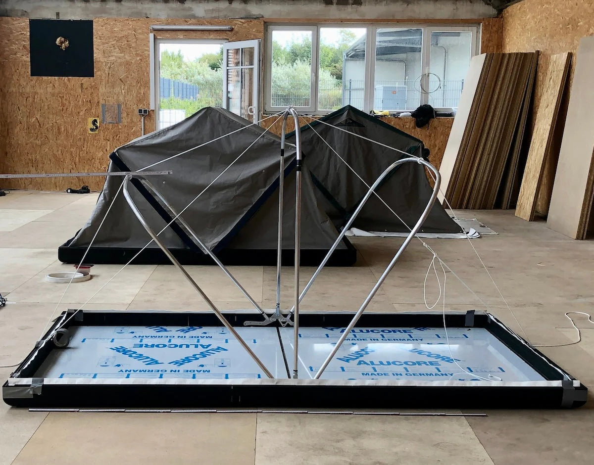 Prototypage de tente de toit Roof Space