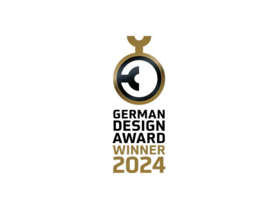 Logo du gagnant 2024 du German Design Award remporté par l'entreprise Roof Space
