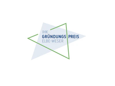 Logo du prix de l'entrepreneur IHK Elbe-Weser 2025 remporté par l'entreprise Roof Space