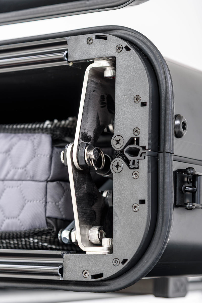 Zoom sur le système de joints de la tente